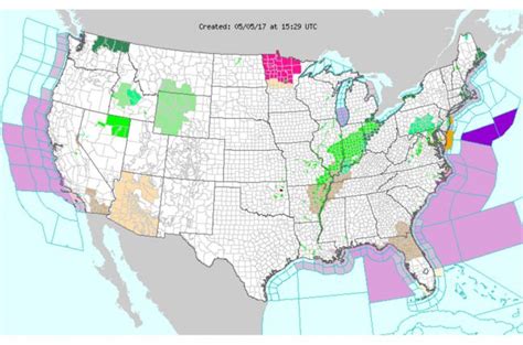 nws weather and hazards map