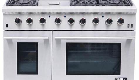 Shop NXR 48inch Prostyle Gas Range Stainless Steel Overstock
