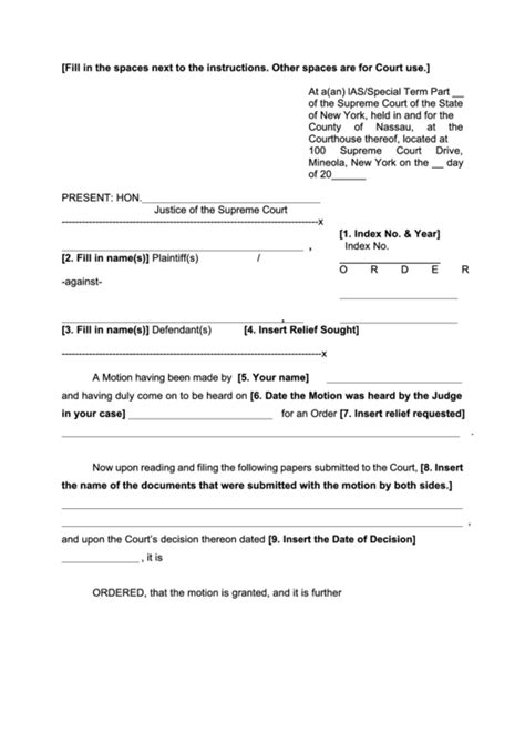 ny court forms supreme court