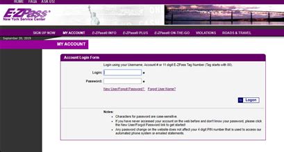 ny ez pass website