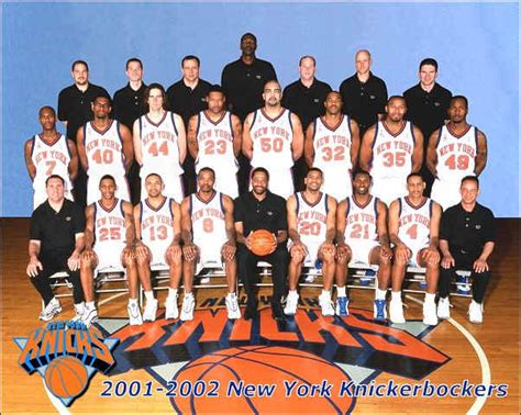 ny knicks roster 2001