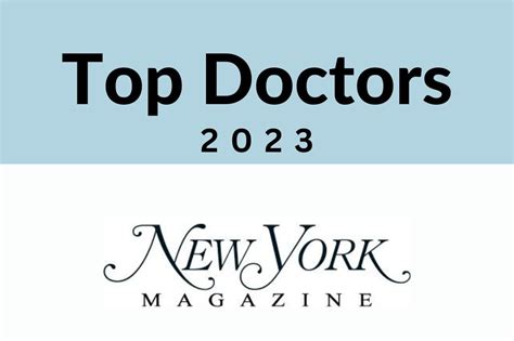 ny magazine best doctors 2023