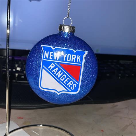 ny rangers christmas ornament