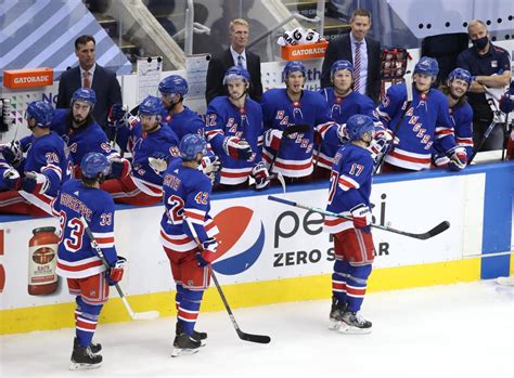 ny rangers line up today