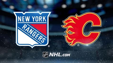 ny rangers vs calgary flames