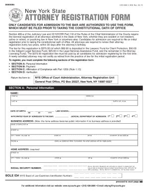 ny state attorney registration form