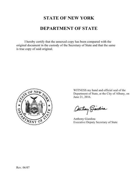 ny state court certificate of good standing