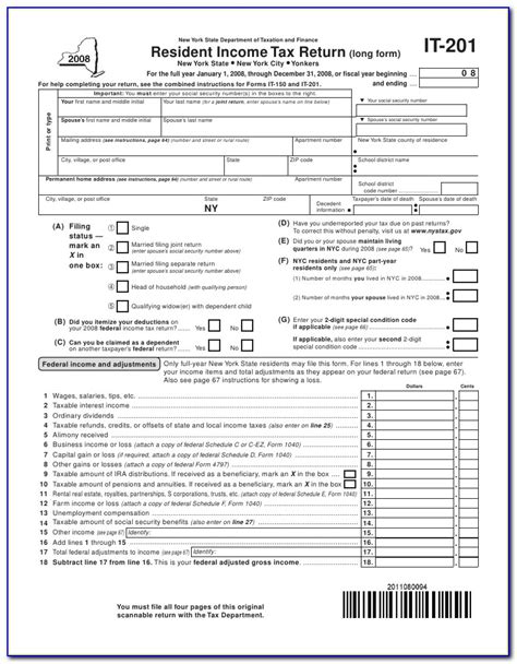 ny state tax forms and instructions