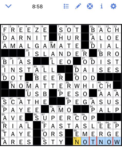 ny times crossword seattle solver