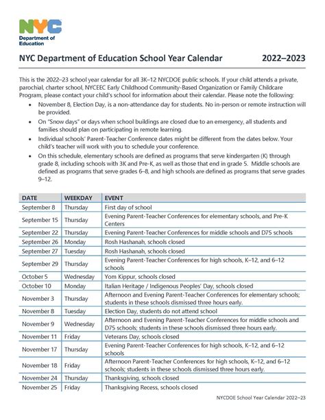 nyc doe summer school 2023