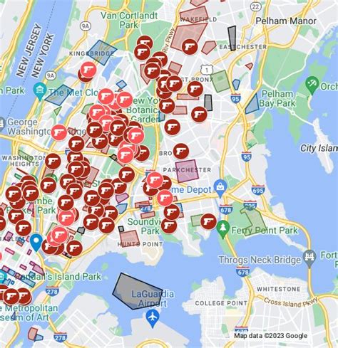 nyc gang map google maps