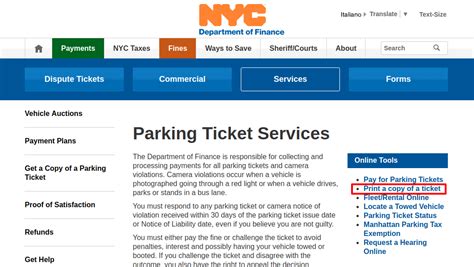 nyc gov citypay pay online parking ticket