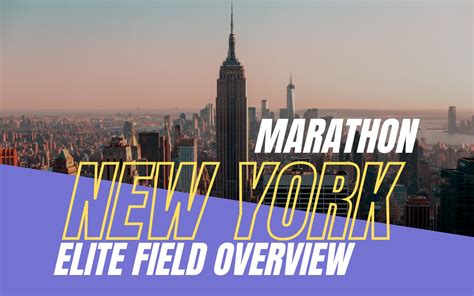 nyc marathon elite field