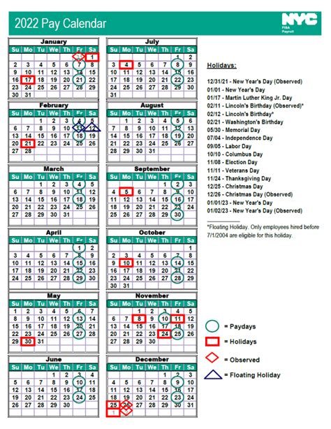 HHS Payroll Calendar 2022 2022 Payroll Calendar