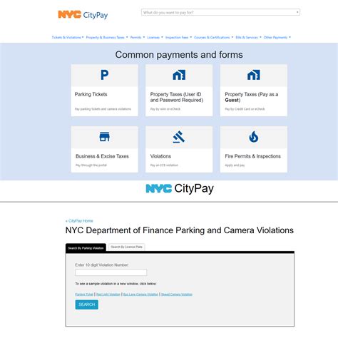 Nyc Tickets Violations Pay