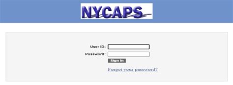 nycaps ess login nyc password reset