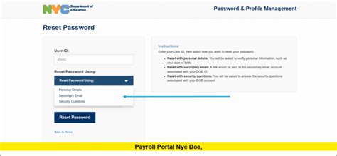 nycdoe payroll portal