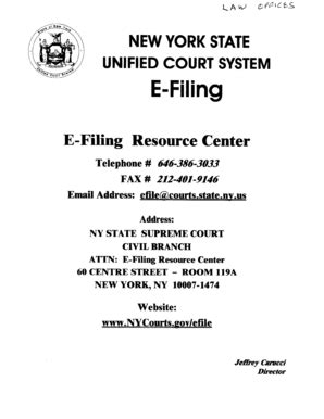 nycourts efile