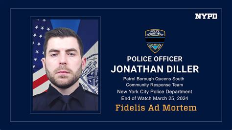 nypd officer jonathan diller death