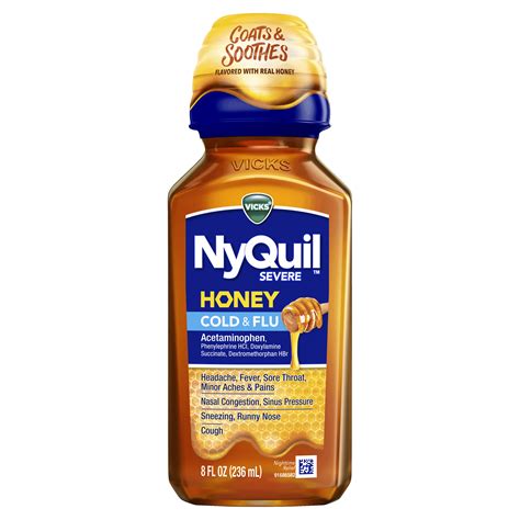 nyquil honey cold and flu