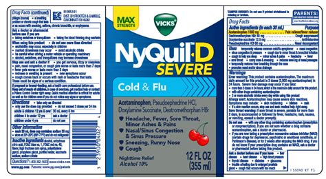 nyquil ingredients ingredients