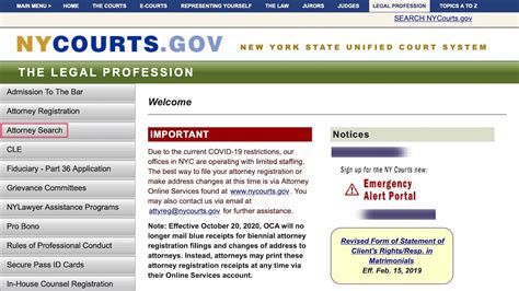 nys attorney registration number lookup