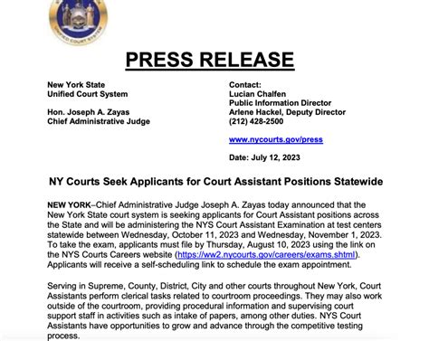 nys court system employment