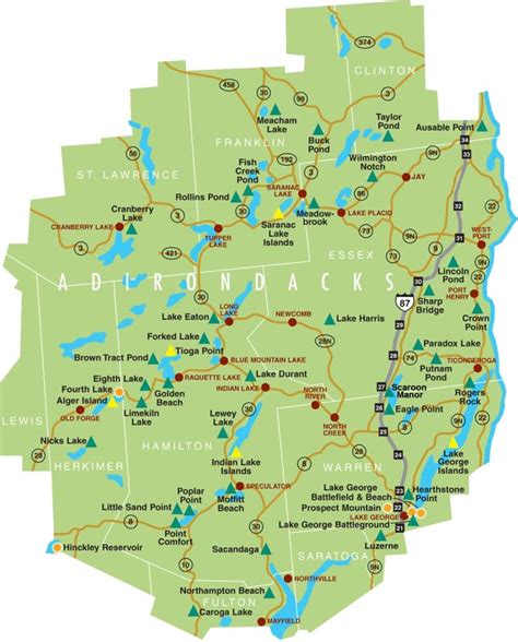 Nys Dec Camping Map