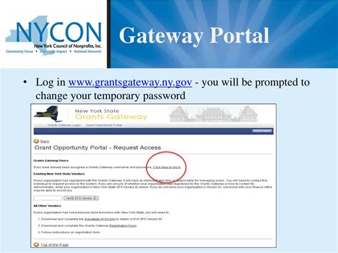 nys gateway grant portal