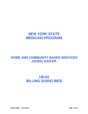 nys hcbs billing guidance