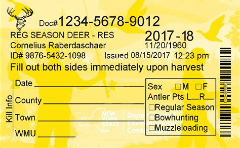 Nys Hunting Tags Online