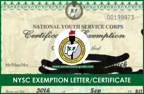 nysc letter of exemption