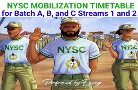 nysc timetable for 2024