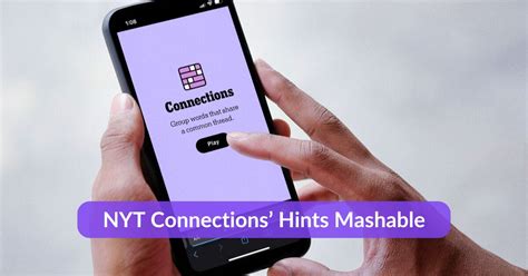 nyt connection hints mashable today
