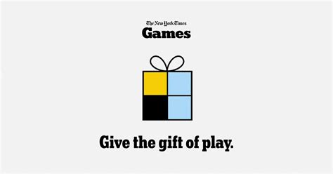 nytimes games subscription gift