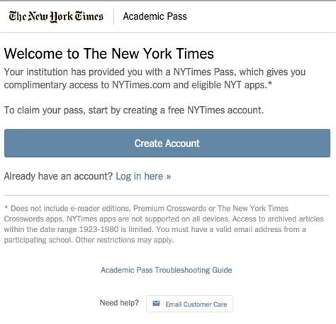 nytimes my account sign in