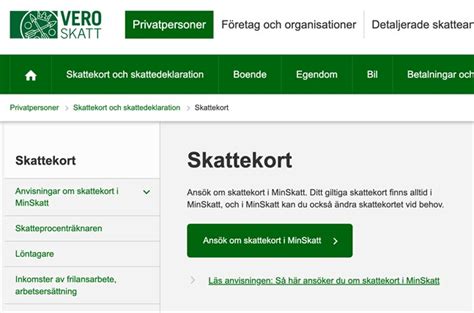 nytt skattekort for 2023