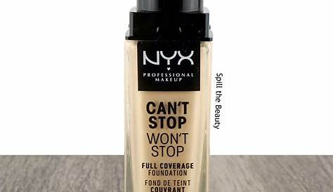 NYX Can't Stop Won't Stop Foundation Review - Porcelain | Swatches