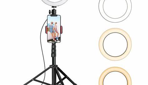 Nyx Professional Makeup Selfie Ring Light Dimmable LED 8'' 10'' 26cm Lamp For