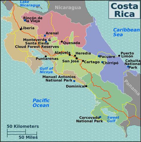 où se situe costa rica
