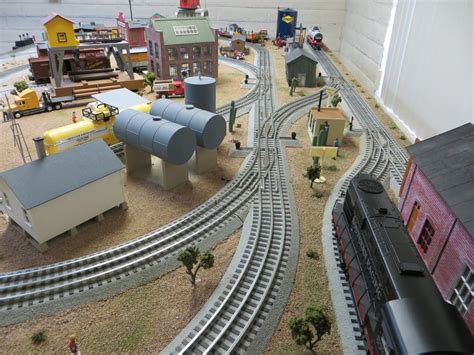 o gauge model train track layouts