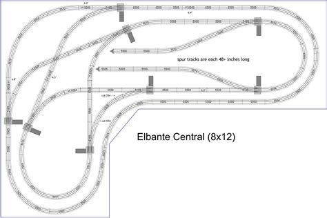 o gauge train track plans for 16x16 platform