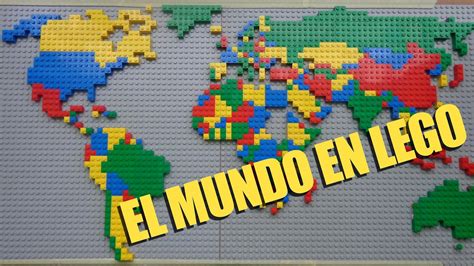 o mapa do mundo lego
