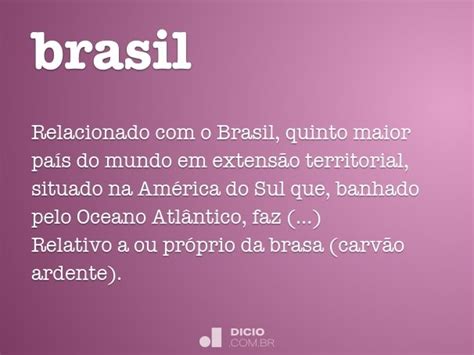 o que significa a palavra brasil