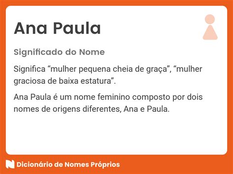 o que significa o nome ana paula