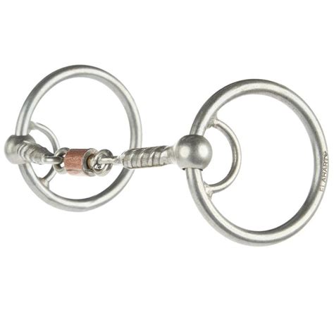 O Ring Snaffle Bit With Roller