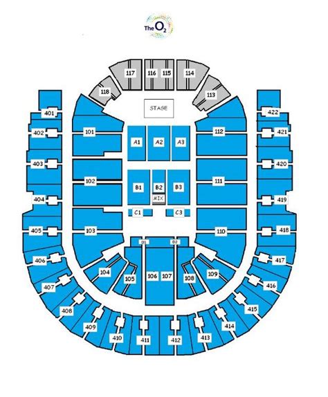 o2 arena seating capacity