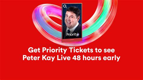 o2 priority tickets peter kay