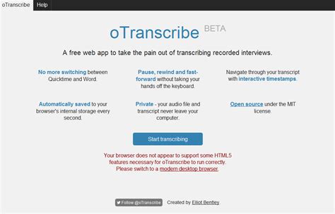 oTranscribe