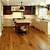 oak hardwood flooring in kitchen